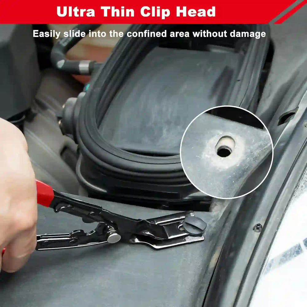 
                      
                        3 PCS Clip Removal Tool,Clip Pliers Fastener Remover,Car Trim Rivet Removal Pry Tool for Automotive Door Panel,Upholstery,Dashboard Red - Treasure Toks
                      
                    