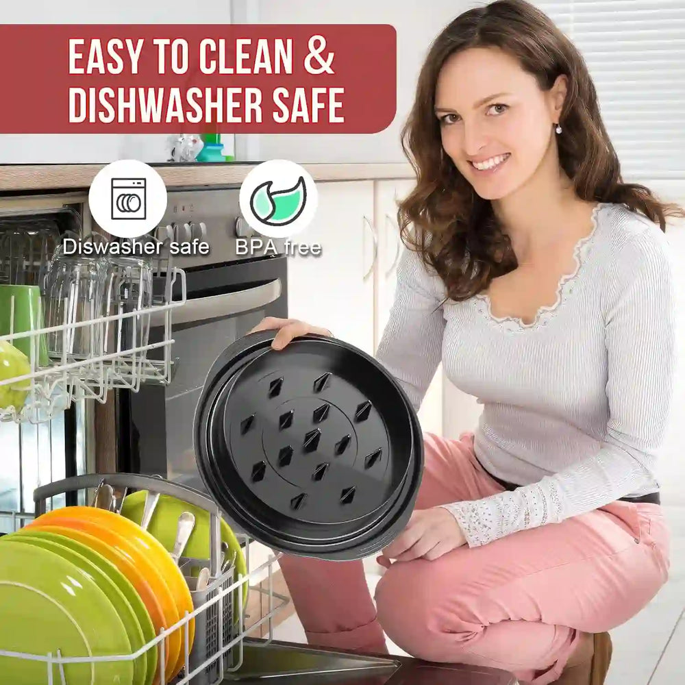 
                      
                        Chicken Shredder Tool Twist Large 2025 Pro & Standard Food-Grade Visible Meat Shredder Tool Twist with Anti-Slip Petal-Like Base, Chicken Breast Shredder, Chicken Grinder (Black, Standard - 8) - Treasure Toks
                      
                    