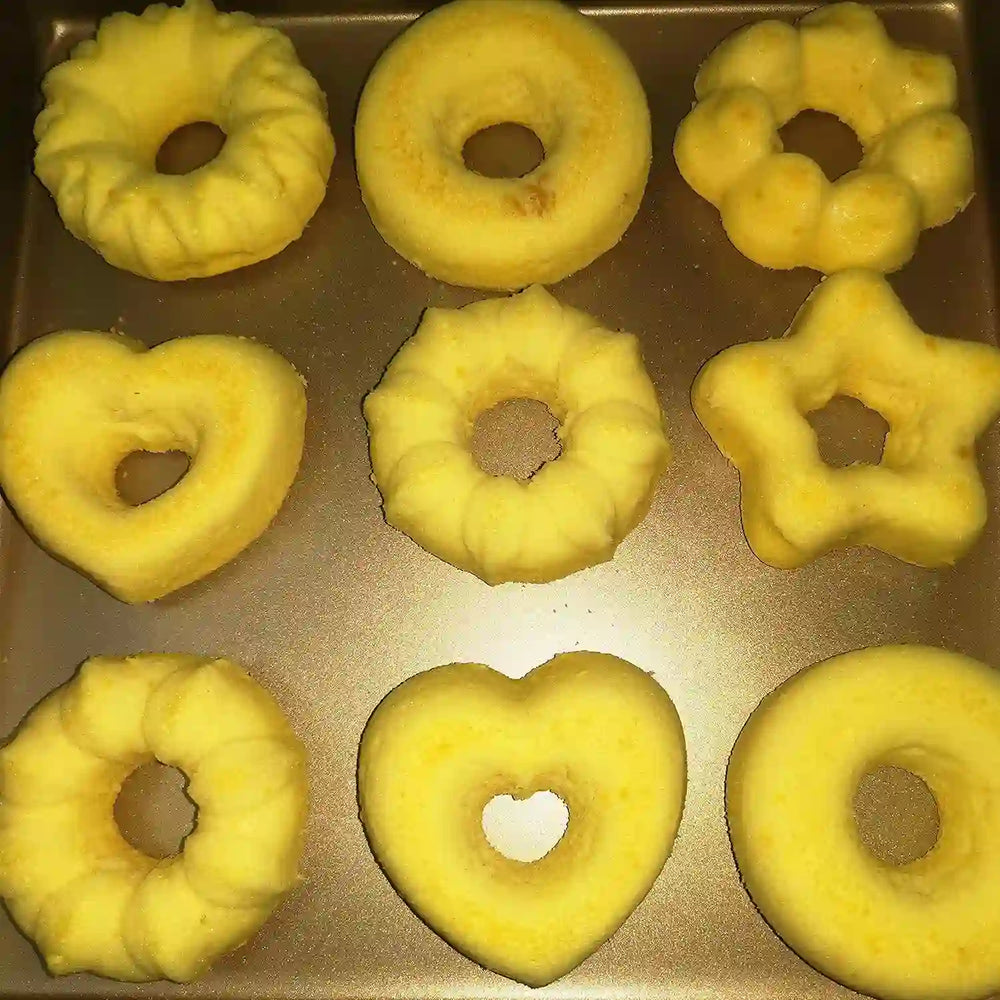 
                      
                        To Encounter 24 Pack Silicone Molds - Nonstick 3-Inch Silicone Donut Mold, Baking Cups, Donut Pan, Muffin, Jello, Bagel Pan - Oven, Microwave, Dishwasher Safe - Treasure Toks
                      
                    